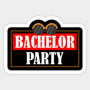 Bachelor Party Sticker